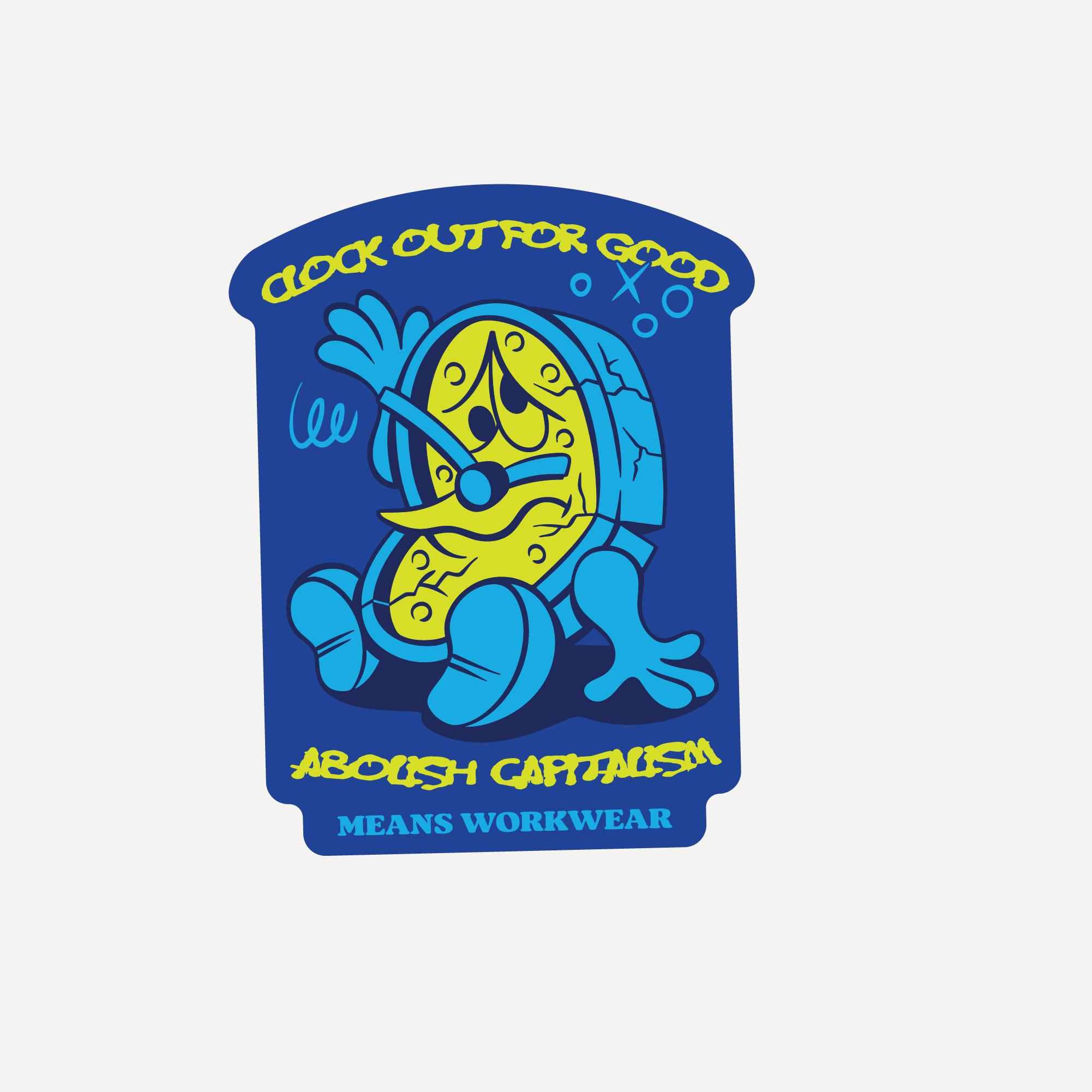 Clock Out Sticker