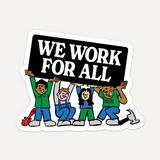 Worker Power Sticker